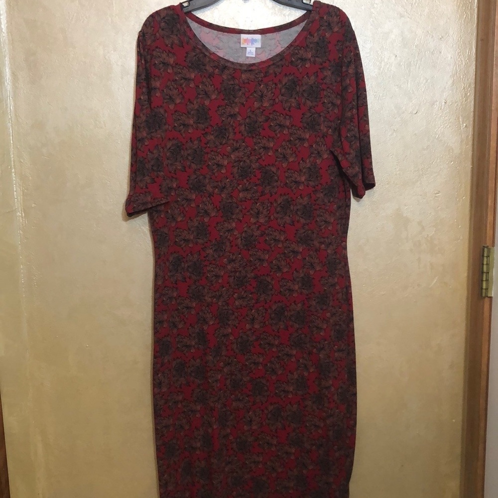 Lularoe Julia Red Dress |Large